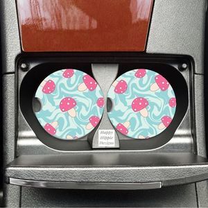 Cute Mushrooms Car Coasters | Car Accessories | Car Coaster